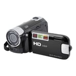 Yagri Caméscope Vidéo Portable, Caméra DV 1080P 16MP Écran Rotatif TFT 2,7 Pouces 16x Vlogging Vidéo pour Enfants Zoom Numérique avec Câble USB Mini Lecteur DV Noir (Noir)