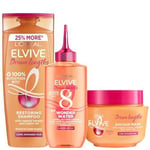 LOreal Paris Elvive Dream Lengths Shampoo Wonder Water and Mask Set For Long Dam