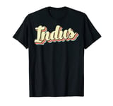 Indus TShirt Retro Art Baseball Font Vintage T-Shirt