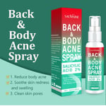 Body Acne Spray Back Acne Treatment 100ml 2% Salicylic Acid Clear Spots