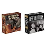 Sherlock Holmes and the speckled band - A Mystery Jigsaw Puzzle & 7215 Classic Mystery Jigsaw Puzzle-Alfred Hitchcock, Black, 1000