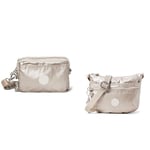 Kipling Women's Abanu Multi Cross-Body Bag, Metallic Glow, One Size Women's ARTO S Handbags, Silver (Metallic Glow), One Size