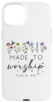 Coque pour iPhone 15 Plus Made to Worship Bible Verse Psalm 95:1 Christian Scripture