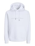 JACK & JONES Jjestar JJ Sweat À Capuche Noos Sweatshirt à Capuche, Homme, Blanc, XL