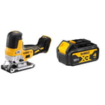 DEWALT DCS335N-XJ Cordless Brushless Grip Jigsaw - 18V XR Li-Ion - Bare Unit + DEWALT Battery