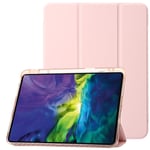 iPad Pro 12,9" 2022/2021/2020/2018 etui med en pennelomme - Pink
