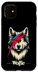 Coque pour iPhone 11 Wolf Rock Music Concert Band Retro Novelty Funny Wolf