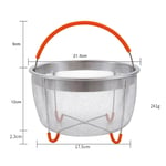 JY 6Qt Orange (For Pot Steamer Basket Pressure Cooker Steamer Basket Fru