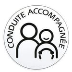 Disque électrostatique " Conduite Accompagnée "