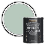 Rust-Oleum Peinture Verte pour Meubles de Cuisine, Finition Mate - Vert d'eau 750ml