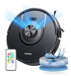 Laresar Mars01 Aspirateur Robot Laveur, Navigation Lidar 360°, Robot Aspirateur Laveur 5000Pa, 5 Cartes Editables, Convient aux Poils d'animaux, Tapis et Sols，App/Alexa/Google Home