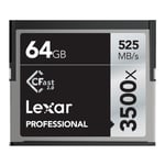 LEXAR CFAST 64GB 525MB/S 3500X PRO