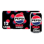 Pepsi Max Cherry - No Sugar - 12 x 330ml cans