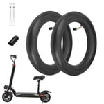 YHTSPORT Chambre à Air 10x3.0 pour Trottinette Electrique, Chambre à Air 10 Pouces Renforcée pour Scooter Electrique KUGOO M4 Pro, Zero 10x, Dualtron Victor, Kaabo, Mini Scooter