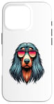 Coque pour iPhone 16 Pro Rétro Lunettes De Soleil Afghan Hound Balkh Hound