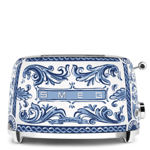 Smeg TSF01DGBUK Dolce and Gabbana Blu Mediterraneo Two Slice Toaster