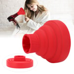 Collapsible Hair Dryer Diffuser Travel Folding Hair Blow Dryer DiffuserRed PAJ