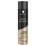 Schwarzkopf – Laque Cheveux – Formule à la Kératine – Cheveux Secs ou Abîmés – Force et Souplesse – Coiffure Contrôlée – Ne Colle Pas – S’élimine au Brossage – 400 ml, Aucune, 1.00 g (Lot de 1)