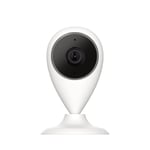 Logicom Home Cammy 2 - Caméra de Surveillance HD 720p - Home Security - Connectée WiFi - Détection de Mouvement - Vision Nocturne Infrarouge - Programmable à Distance avec Appli - Blanc