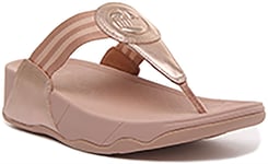 FitFlop Thong with Comfort Midsolel Womens Sandals In Rose Gold UK 3 - 8