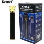 Kemei 1971 Pro Li t-outliner squelette lourd frappeur tondeuse sans fil hommes baldaquin tondeuse à cheveux finition Machine