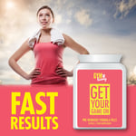 GYM BUNNY GET YOUR GAME ON PRE-WORKOUT FORMULA PILL – GREAT TONE UP TABLET