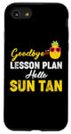 Coque pour iPhone SE (2020) / 7 / 8 Funny Teacher Last Day Of School Goodbye Leçon Plan Summer