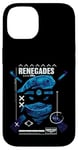 Coque pour iPhone 14 Sniper Elite Renegades Faction Multijoueur Logo Bleu