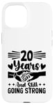 Coque pour iPhone 15 20 Years And Still Going Strong Wedding Anniv Couple marié