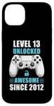 iPhone 14 Plus 13 Birthday Video Gamer Level 13 Unlocked Awesome Since 2012 Case