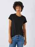 rag & bone The Slub Pima Cotton T-Shirt, Black