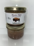 Authentic imported french Bison Pate With Fried Onions 180g X 2 Pork Chicken