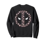 Marvel Deadpool Holiday Christmas Snowflakes Mask Icon Logo Sweatshirt