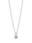 Pre-loved Tiffany & Co. Brilliant Cut Diamond Platinum Solitaire Pendant Necklace