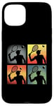 Coque pour iPhone 15 Plus Joueur de tennis Pop Art - Amateur de tennis vintage