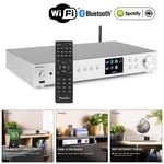 Adria WiFi Internet Radio - Spotify Connect, DAB+, Bluetooth, Optical Aluminium