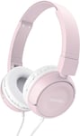 Roxel RX110 Pink Ergonomic Lightweight On Ear Wired Foldable Headphones with Mic