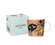 Arabia Tasse avec design Mumin, Tasse de Collection, 0,3 l, Céramique, Moomin by Arabia, Stinky in Action, 1065643