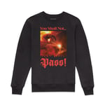 Lord Of The Rings You Shall Not Pass Sweatshirt - Black - 5XL