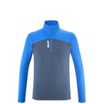 Millet - K Lightgrid PO M - Polaire Légère Homme - Alpinisme, Approche, Randonnée, Lifestyle, Black - Bleu