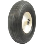 Roue sur Bagues avec 400 x 6 - 2 plis pour notre remorque (HDC10L) - Ø: ext: 350mm - Long moyeu: 90mm - alésage:18,70mm