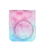 Sac pour appareil photo Instax Mini 12,étui de rangement de voyage portable,housse de protection,sacs de boîte pour appareil photo avec sangle initiée par la s?ur - Type Blue Pink