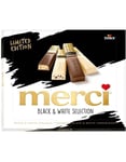 Merci Black & White Collection - Mørke og Hvite Sjokolader/Praliner 240 gram