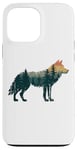 Coque pour iPhone 13 Pro Max Loup Randonnée Chasse Plein Air Camping Forêt Homme Femme Loup