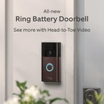 Ring Battery Video Doorbell - Venetian Bronze