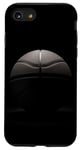 Coque pour iPhone SE (2020) / 7 / 8 Ballon de basket simple noir et blanc