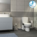 Aquassistances - Aquasani 3 - Broyeur sanitaire pour wc, douche, lavabo - Fabrication Française - Blanc
