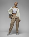 Jordan 23 Engineered Women's Diamond Woven Trousers Sz S Beige DX0490 254