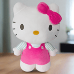 Peluche Hello Kitty 50 cm en robe rose