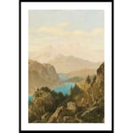 Poster Gallerix View Of The Königssee And The Untersberg By Josef von Schlögl